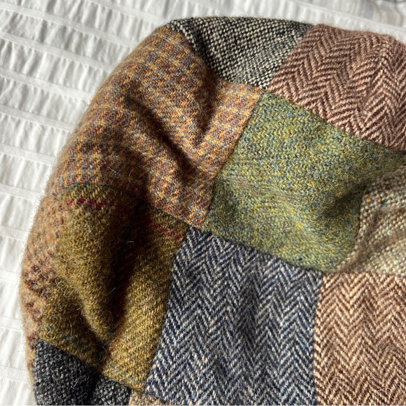 Hanna Hats of Donegal Vintage Patchwork Tweed Flat Cap, XL - Picture 6 of 6